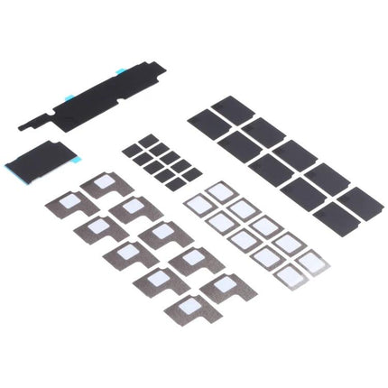 Heat Sink Stickers for Everyday iPhone XR Maintenance shown as multiple adhesive thermal pads and replacement stickers arranged on white background