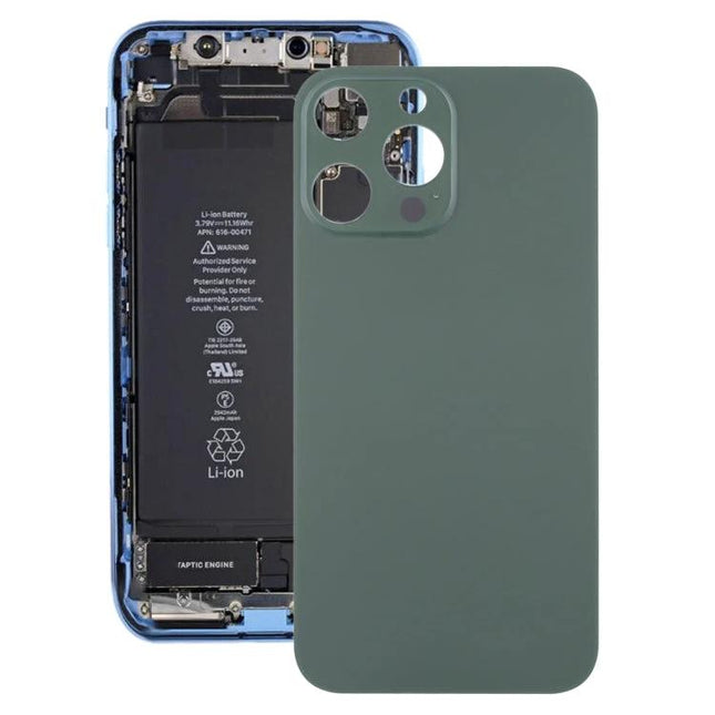 Glass Back Cover Replacement for iPhone XR Everyday Upkeep dark green replacement glass back cover shown beside opened iPhone XR interior