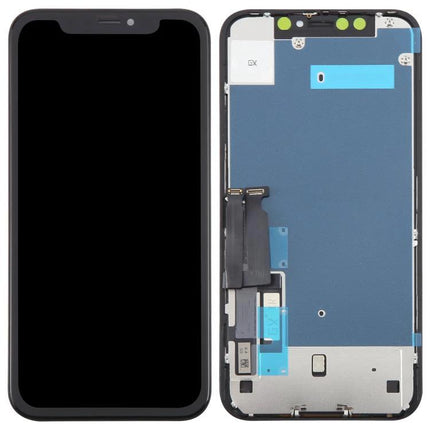 GX Replacement LCD Screen for iPhone XR Daily Use - front and back view of replacement display assembly