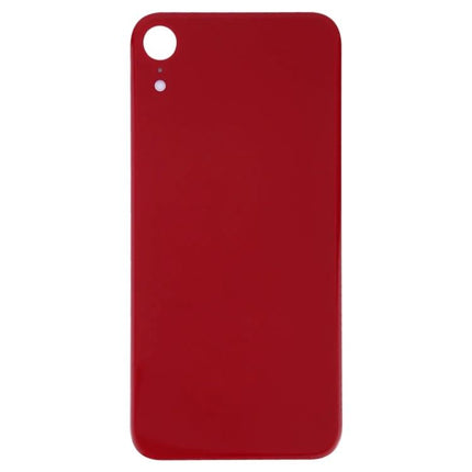 Alt Tag: iPhone XR Back Cover Replacement for Everyday Phone Use - glossy red replacement back panel for daily protection