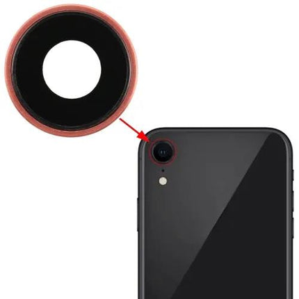 iPhone XR Rose Gold Camera Bezel For Repair