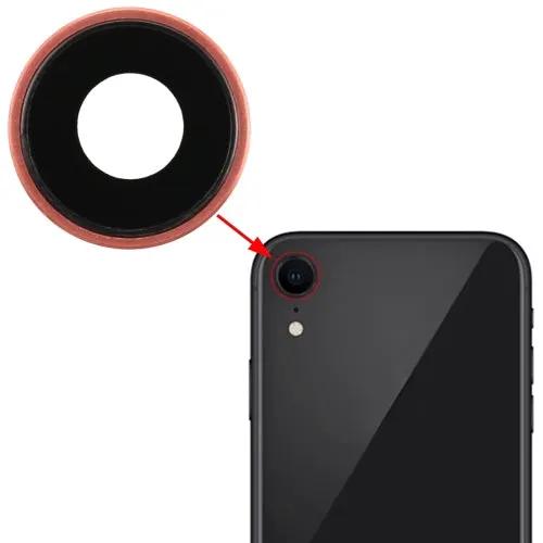 iPhone XR Rose Gold Camera Bezel For Repair