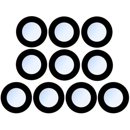 Alt Tag: Replacement Camera Lens for iPhone XR Everyday Repairs pack of 11 black camera lens rings for easy DIY replacement