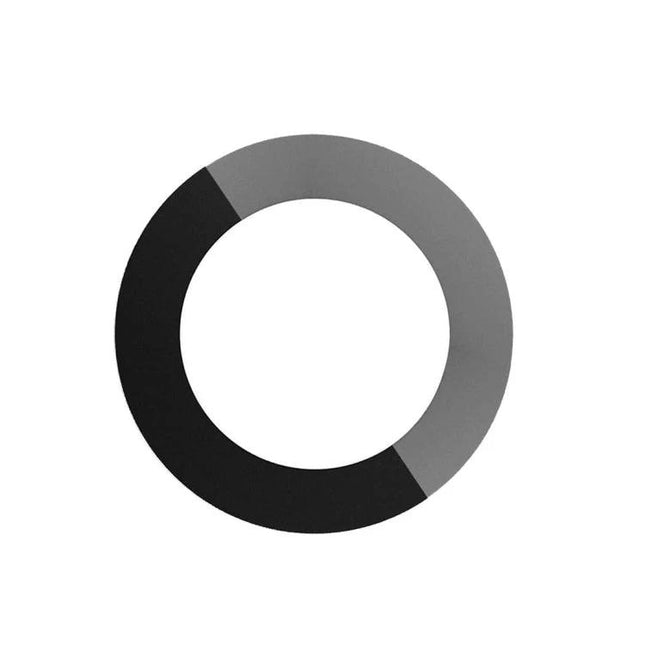 Replacement Camera Lens for iPhone XR Everyday Repairs - black circular replacement lens for cracked camera glass, close-up