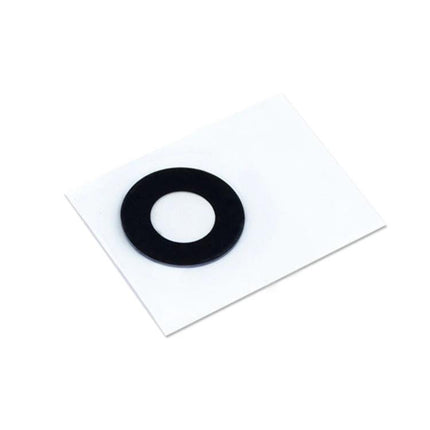 Replacement Camera Lens for iPhone XR Everyday Repairs - black circular replacement lens gasket on white background