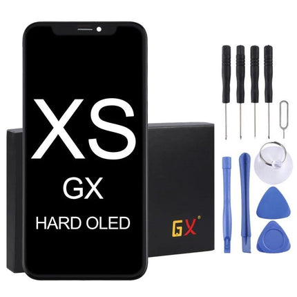 iPhone XS Replacement Screen for Everyday Phone Use - replacement OLED display assembly with repair tools kit for fixing cracked touch screen