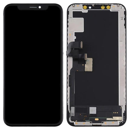 iPhone XS Replacement Screen for Everyday Phone Use showing front glass and internal assembly to restore touch and display