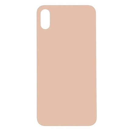 Essential Back Cover Replacement for Your iPhone XS Daily Use - beige replacement back cover for iPhone XS with camera cutout, ideal for commuting and daily use