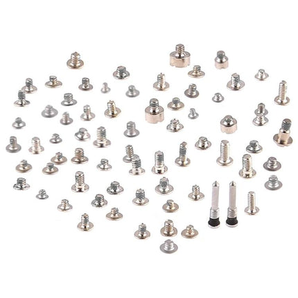 iPhone XS Replacement Screws and Bolts for Daily Repairs – assorted silver charging port screws and small bolts set