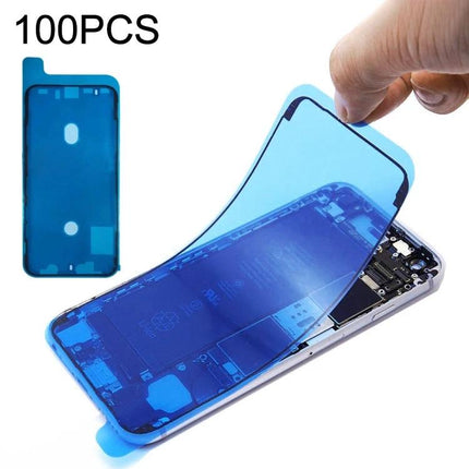 Keep Your iPhone XS Secure with Everyday Adhesive Stickers — blue waterproof replacement seal applied to iPhone XS internals
