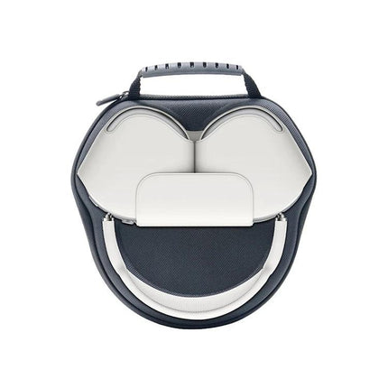 Compact Bag for Protecting Earphones During Daily Travel - EVA shockproof zippered case with handle, organized compartments for earphones and cables