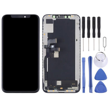 iPhone XS Original OLED Screen for Everyday Device Maintenance - replacement OLED assembly with tools, black display and installation kit