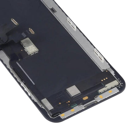 iPhone XS Original OLED Screen for Everyday Device Maintenance replacement display assembly showing connectors and frame for cracked or unresponsive screens