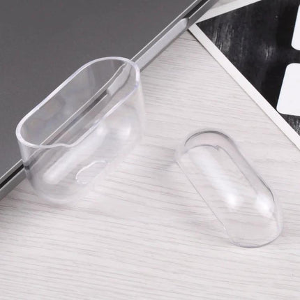 Transparent Case for AirPods 3 Daily Protection on the Go showing clear split-design PC shell protecting earbuds and allowing charging without removal