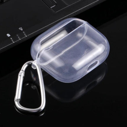 Transparent Protective Case for AirPods 3 with Everyday Hook - clear slim protective cover with carabiner for charging access