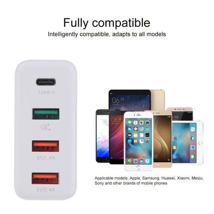 Compact Wall Charger for Everyday Device Charging at Home - multi-port compact wall charger powering phones, tablets and earbuds to reduce cable clutter