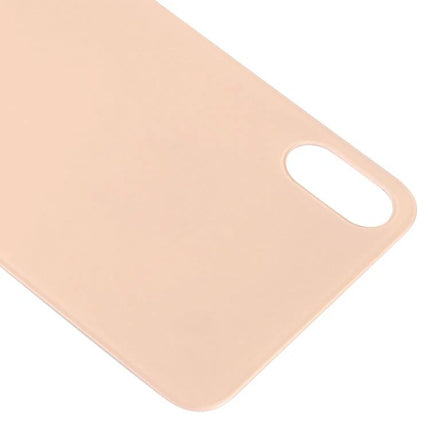 Glass Back Cover Replacement for iPhone XS Everyday Use - beige rear glass panel replacement for cracked iPhone XS back