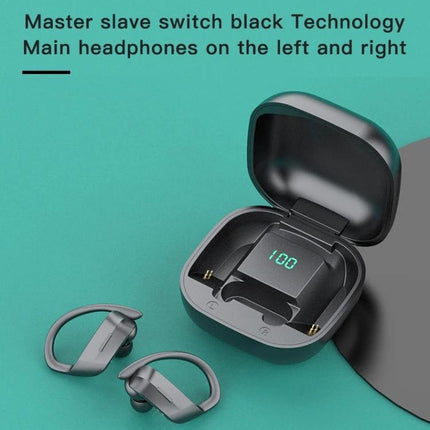 Wireless Earbuds With Compact Charging Case For Daily Use with compact charging case open and LED battery display