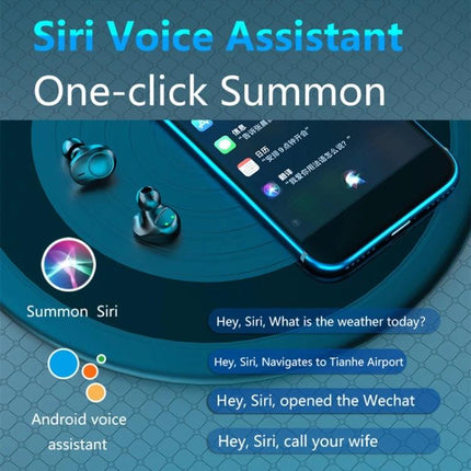 Wireless TWS Noise Canceling Earbuds With Charging Case For Daily Commute one-click Siri voice assistant image