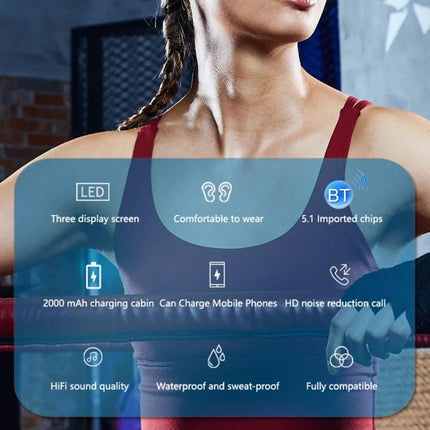 Wireless TWS Noise Canceling Earbuds With Charging Case For Daily Commute compact A13 earbuds with charging case shown