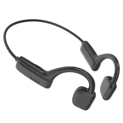Open Ear Bone Conduction Sports Earphones For Running And Cycling black Bluetooth 5.0 open-ear design for safe outdoor workouts