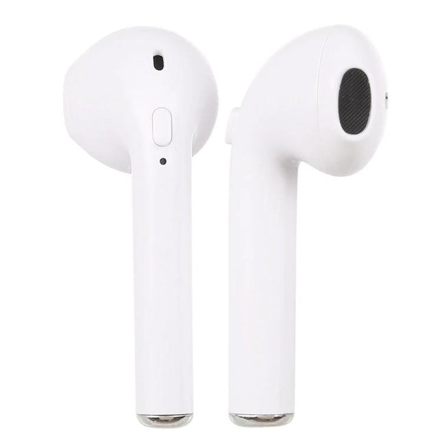 Wireless Stereo Earbuds With Magnetic Charging Case For Commuting white Bluetooth 5.0 earbuds with compact magnetic charging case