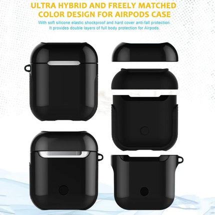 Essential Protective Bag for Apple AirPods Daily Use - slim black shockproof silicone case for commuting and travel