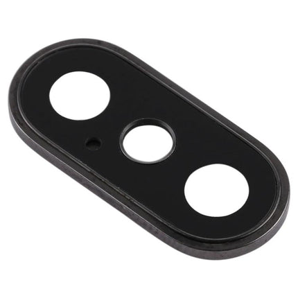 iPhone XS XS Max Back Camera Bezel for Everyday Device Repairs replacement black dual camera bezel and lens cover