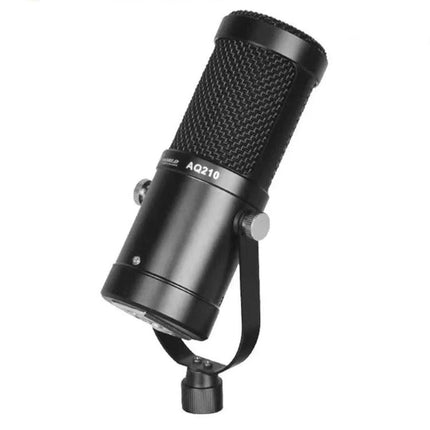 Compact Microphone for Home Singing and Casual Recording — black USB condenser mic ideal for home practice, voiceovers, and casual podcasting