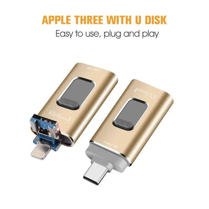 Richwell Multi-Connector Flash Drive for Everyday Data Backup