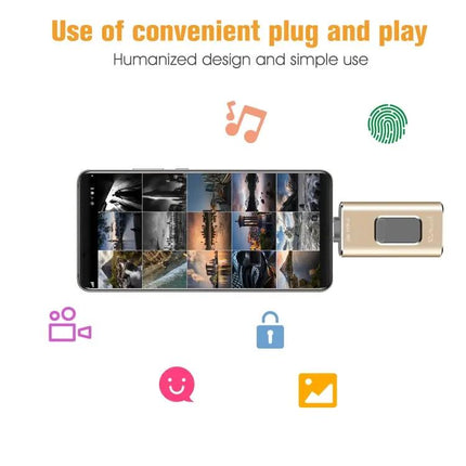Richwell Multi-Connector Flash Drive for Everyday Data Backup