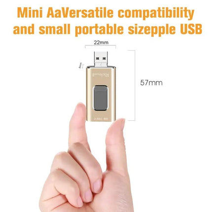 Richwell Multi-Connector Flash Drive for Everyday Data Backup