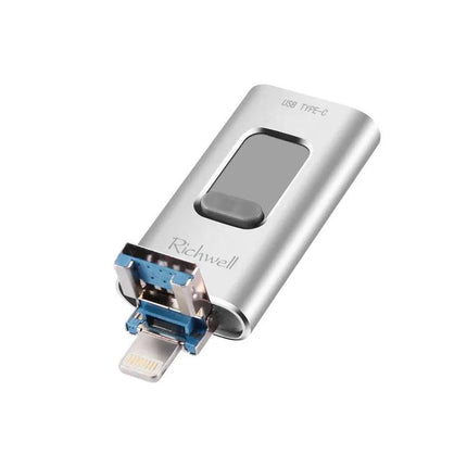 Richwell Multi-Connector Flash Drive for Everyday Data Backup