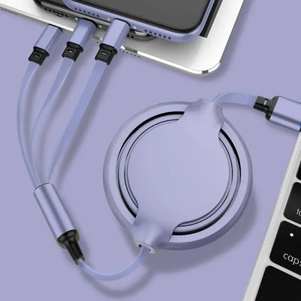 Versatile Retractable Cable for Everyday Device Charging Needs