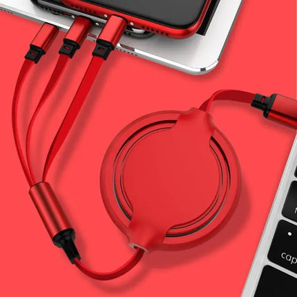 Versatile Retractable Cable for Everyday Device Charging Needs