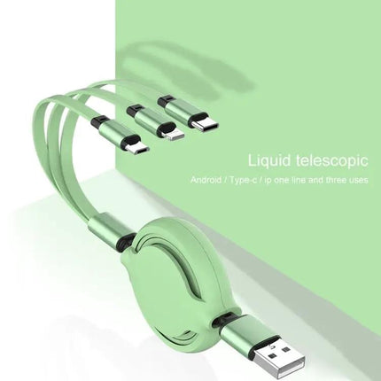 Versatile Retractable Cable for Everyday Device Charging Needs