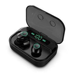 M7 Wireless Bluetooth Earbuds with Portable Charging Case and LED Battery Indicator