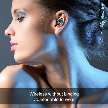 M7 TWS V5.0 Binaural Wireless Stereo Bluetooth Headset with Charging Case and Digital Display | Syndmart