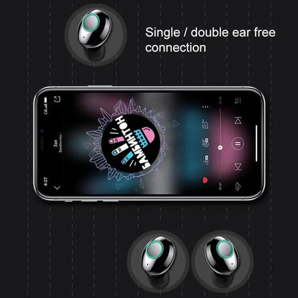 M7 TWS V5.0 Binaural Wireless Stereo Bluetooth Headset with Charging Case and Digital Display | Syndmart