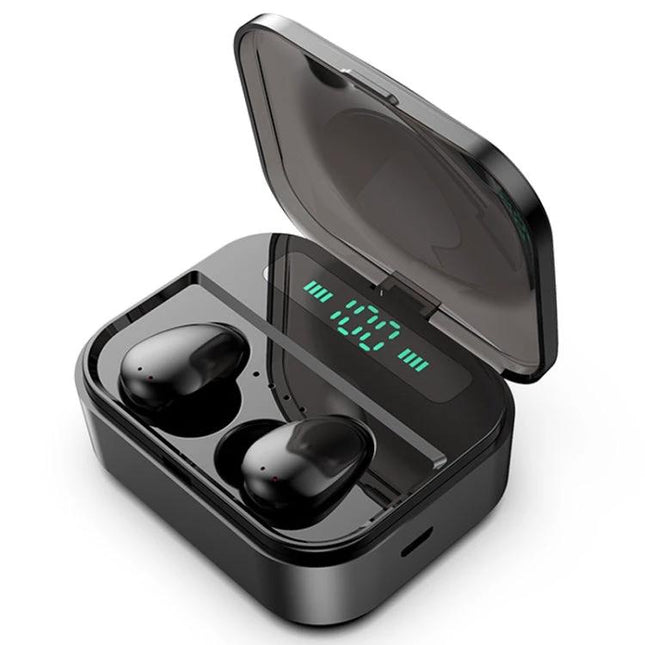 X7 True Wireless Earbuds With Charging Case For Commuting And Workouts compact case, digital battery display, Bluetooth 5.0 stable