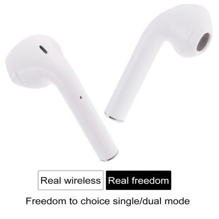 Wireless Earbuds For Commuting And Workouts With Magnetic Case compact white i11 TWS Bluetooth 5.0 earbuds in charging box