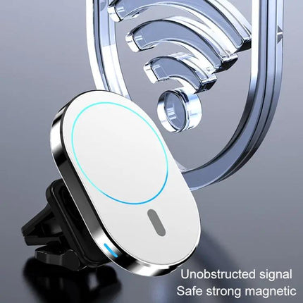 Magnetic Wireless Car Charger with Air Vent Mount for Phones