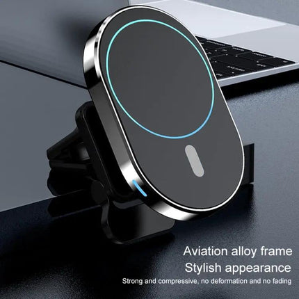 Magnetic Wireless Car Charger with Air Vent Mount for Phones