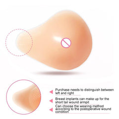 Postoperative Silicone Breast Pad with Spiral Design - AS1 Left Nipple Cover (180g)