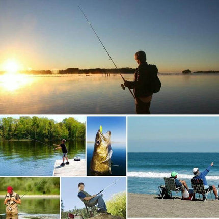 Ice Fishing Rod 33cm For Lakes And Ponds For Everyday Use - compact durable carbon rod for lake and pond outings