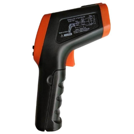 Infrared Thermometer 35 Centimeter Distance For Quick Home Checks handheld non-contact gun with orange accents for oven, grill, HVAC surface readings
