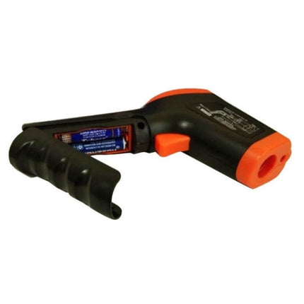 Infrared Thermometer 35 Centimeter Distance For Quick Home Checks handheld non-contact thermometer with exposed battery compartment