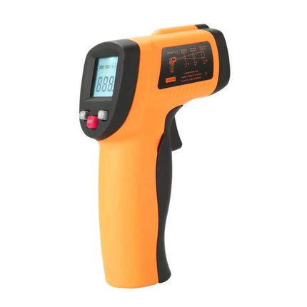 Infrared Thermometer For Home Use And Simple Readings - non-contact orange infrared thermometer for ovens, grills, HVAC and appliance surface temperature checks