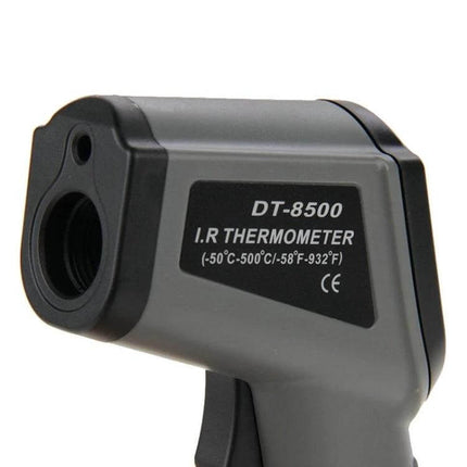Infrared Thermometer Non-Contact For Quick Surface Checks - DT-8500 I.R. thermometer with backlit display for kitchen, automotive, HVAC and factory use