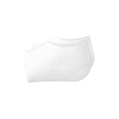 Invisible Height Increasing Insole Silicone Breathable 6.5 cm - pair of low-profile white silicone heel inserts with perforated hollow bottom